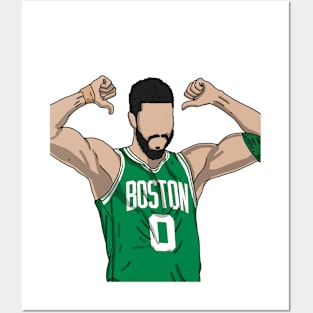 Jayson Tatum Celebration Posters and Art